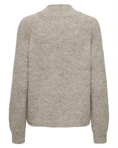 JDY - JDYZoey Life HN Raglan Strik - Chateau Gray